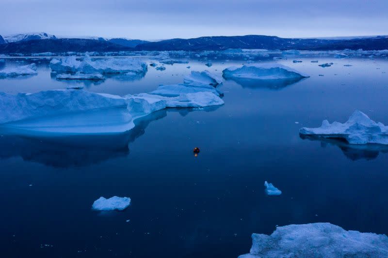 ▲極端氣候、氣候變遷導致極地融冰量增加。資料照。（圖／美聯社／達志影像）