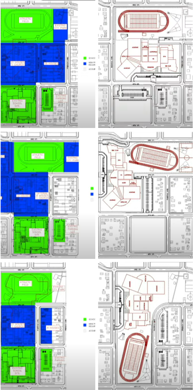 The Sioux Falls School District's Board of Education heard three options for the future of Whittier Middle School at a work session Wednesday afternoon. Here are the options for Whittier Middle School's reconstruction.