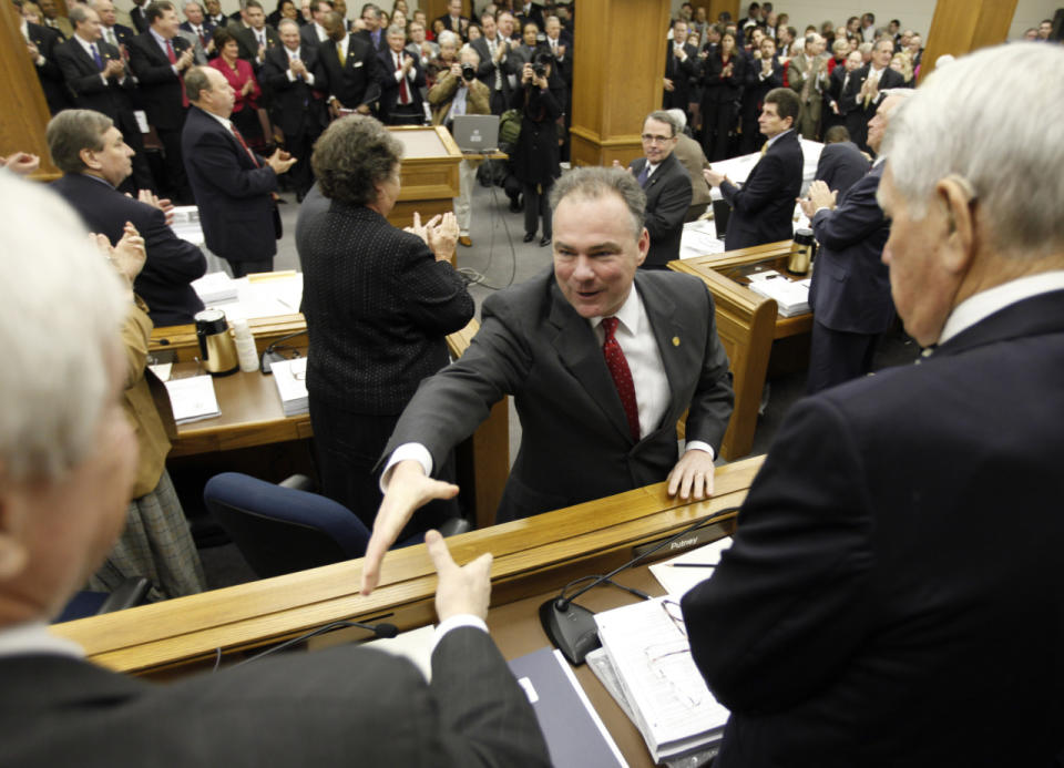 Tim Kaine through the years