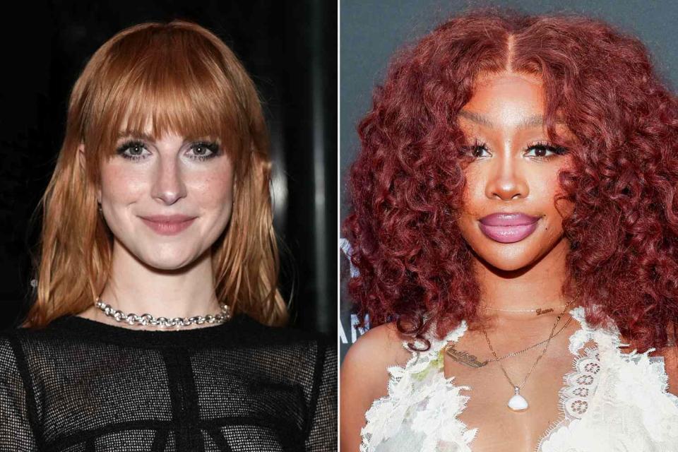 <p>John Nacion/Getty Images; Christopher Polk/Variety via Getty Images</p> Hayley Williams; SZA