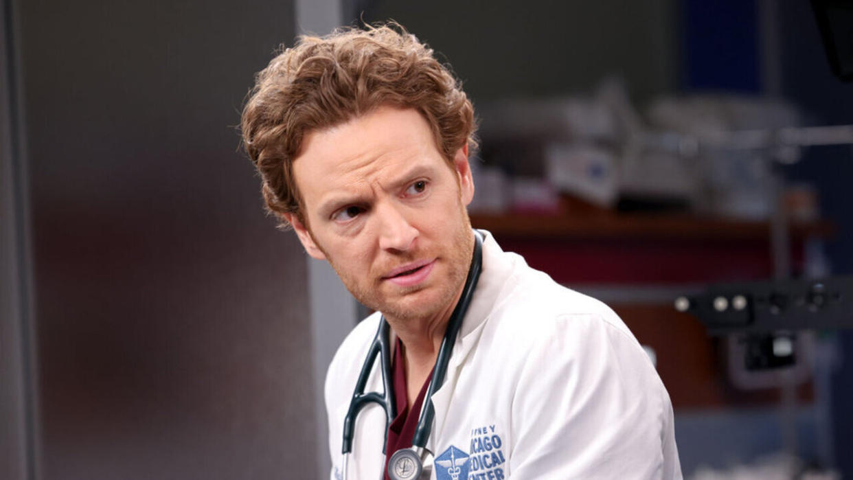  Nick Gehlfuss as Will Halstead in Chicago Med Season 8. 