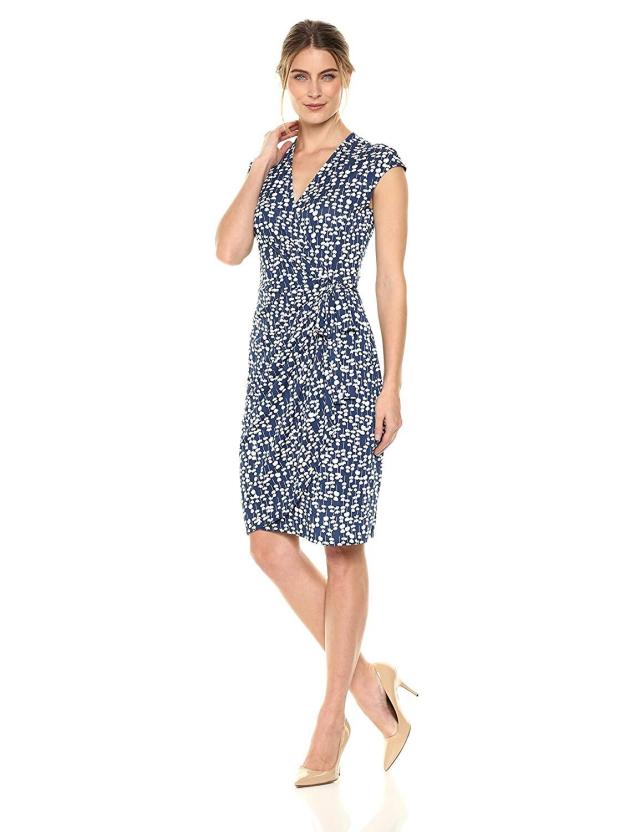 s best-selling work dress: Lark & Ro Wrap Dress $39