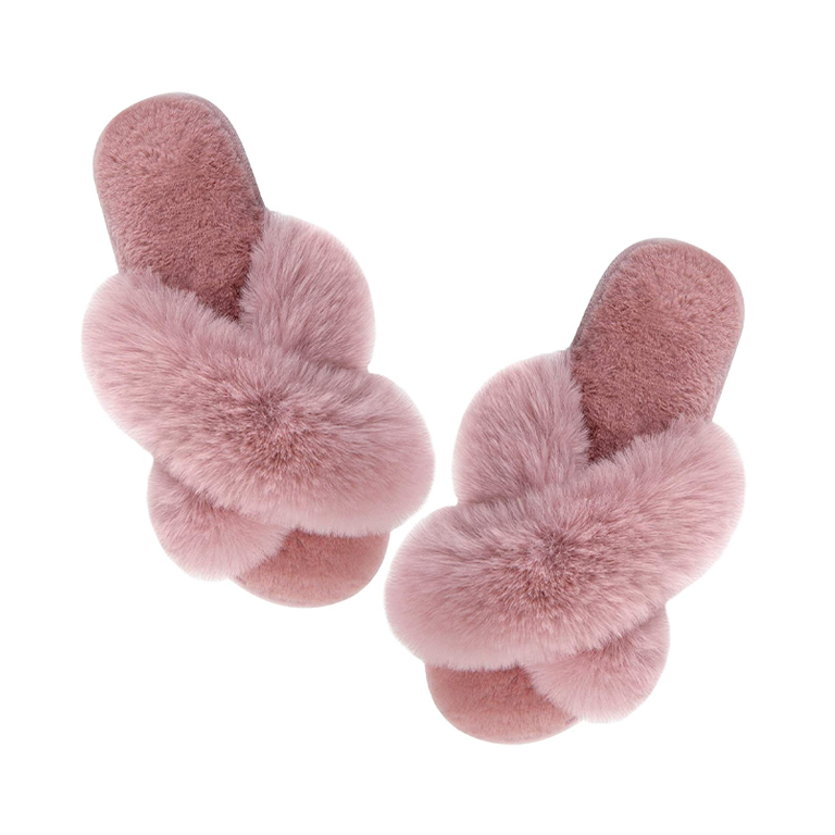 13) Cross Band Slippers