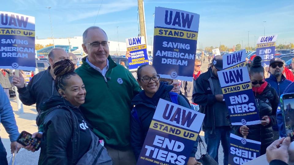 6,800 Workers at Crucial Ram Truck Plant Join UAW Strike photo