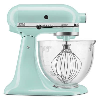 KitchenAid 5qt Glass Bowl Tilt-Head Stand Mixer with Flex Edge Beater