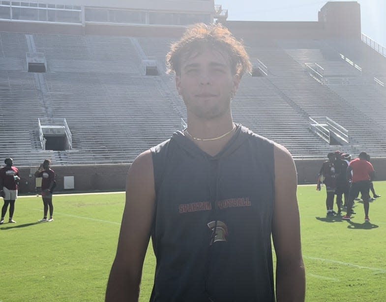 Douglasville (Ga.) South Paulding's Kasen Weisman, a three-star quarterback in the 2023 recruiting class, committed Thursday to Kansas.