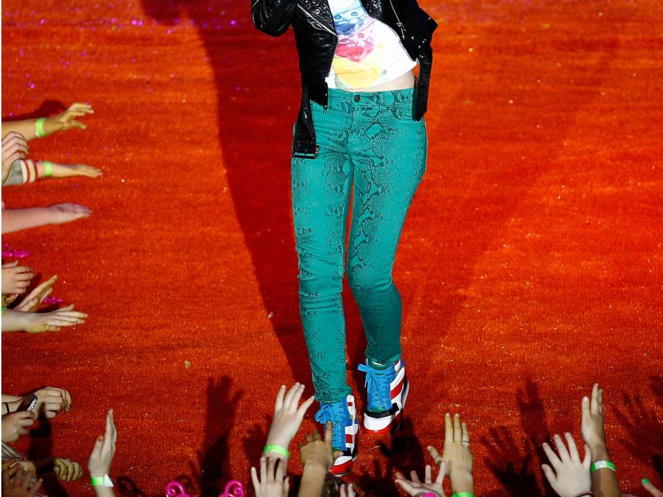 colorful jeans