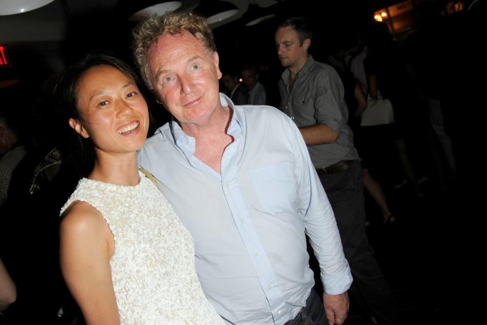 Young Kim and Malcolm McLaren attend a party in New York, 2009 (Patrick McMullan via Getty Image)
