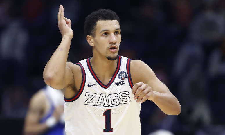 Jalen Suggs sends Gonzaga to the national title game.