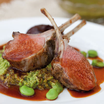 Lamb Racks with Salsa Verde: Recipe