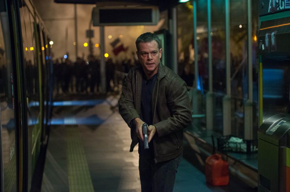 Matt Damon takes aim in 'Jason Bourne.'