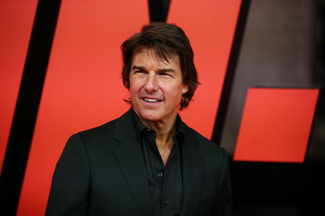 Tom Cruise at the premiere of Mission: Impossible - Dead Reckoning Part One