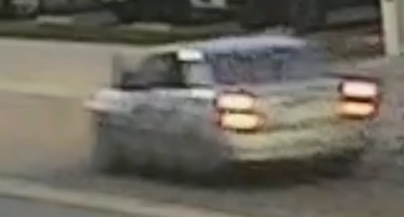 Police in Coeur d'Alene, Idaho, say they are working to identify this passenger car in connection to the alleged racist incident on March 21, 2024, involving the Utah Women's Basketball Team.