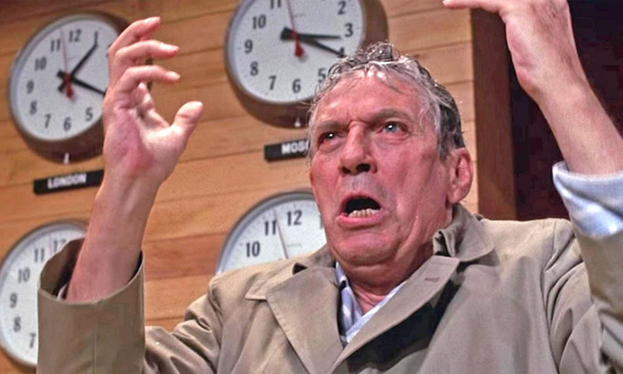 <span>Mad as hell … Peter Finch as Howard Beale. </span><span>Photograph: Pictorial Press Ltd/Alamy</span>