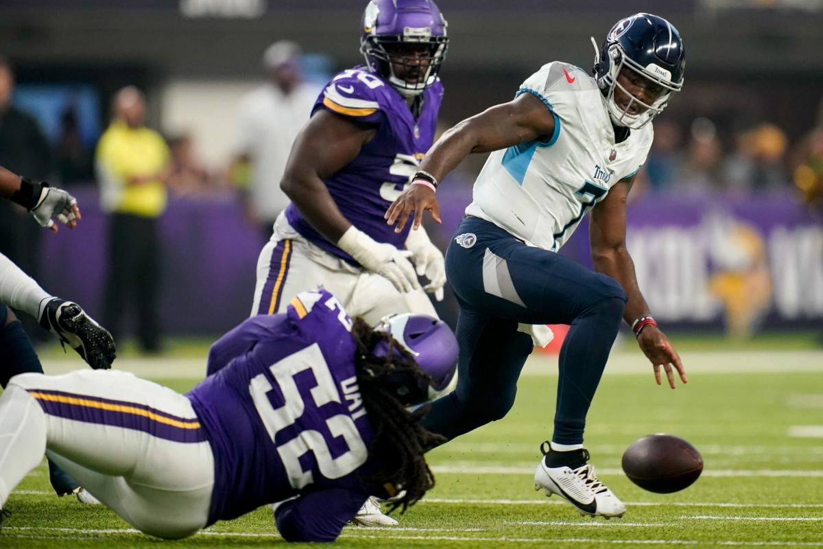 Vikings drop to 0-2 in preseason after offense stalls vs. Titans