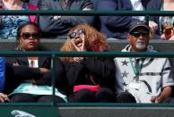 Britain Tennis - Wimbledon - All England Lawn Tennis & Croquet Club, Wimbledon, England - 1/7/16 USA's Venus Williams mother Oracene Price watches her match against Russia's Daria Kasatkina REUTERS/Andrew Couldridge