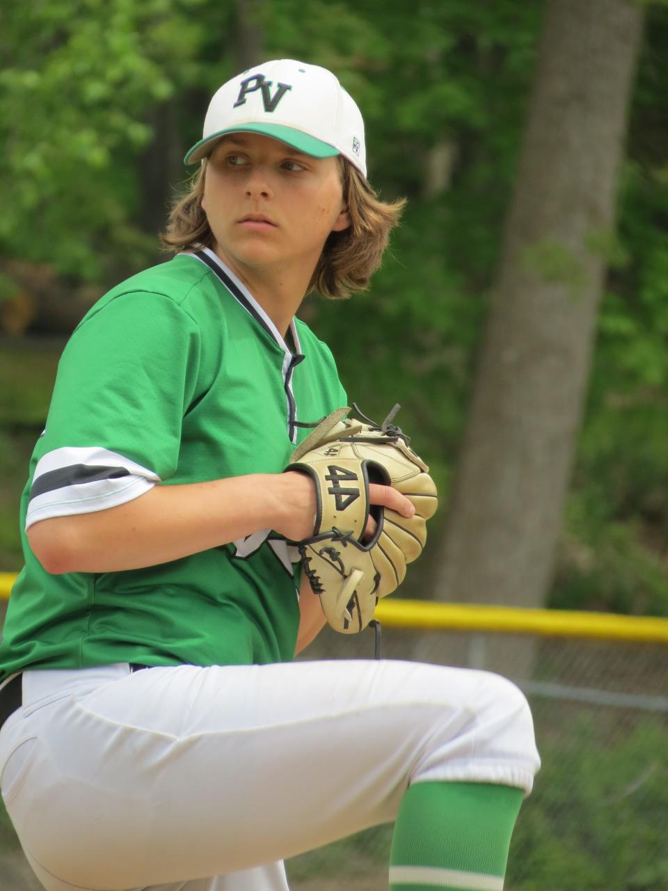 JT Deriso pitched Pascack Valley to a 5-1 win over Ridgewood in the Round of 16 of the 64th Bergen County  Baseball Tournament at Don Bosco in Ramsey on Saturday, May 13, 2023.
