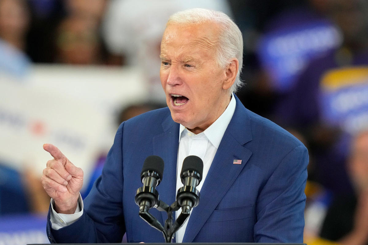 Biden blasts Project 2025 in Michigan and ties it to Trump in effort to regain footing