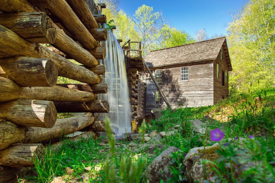 The National Park Service has preserved Mingus Mill since it purchased the property in 1930. The turbine-powered grist mill dating to 1886 replaced an earlier mill built there by the Mingus family around 1800. New signs nearby educate visitors about those who were once enslaved on the property.