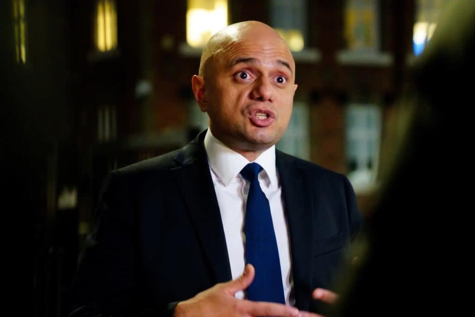 Sajid Javid said he intends to appoint a new HRT tsar amid shortages of medication (Victoria Jones/PA) (PA Wire)