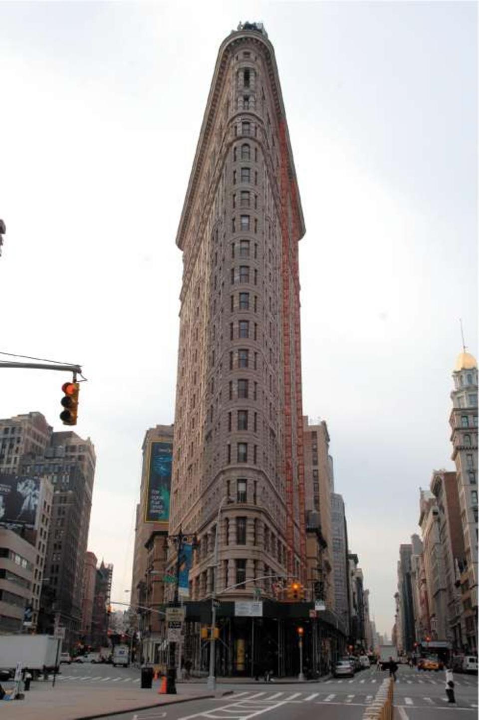 The Flatiron Building was called an ‘architectural monstrosity’ after its completion in 1902 (UPPA)