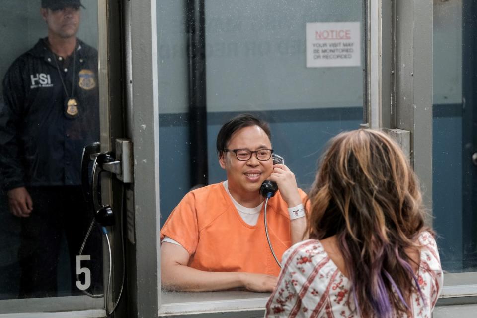 Nico Santos in a scene from "Superstore."