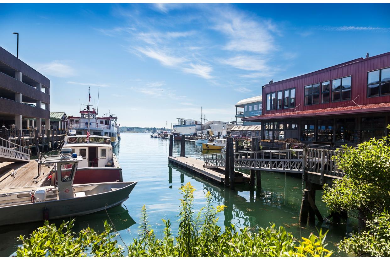 Docks in Portland, Maine