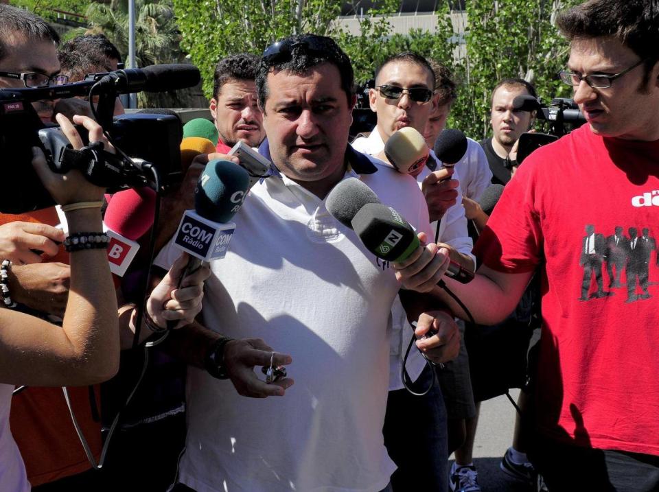 Raiola's outspoken approach is causing problems for United (AFP/Getty)