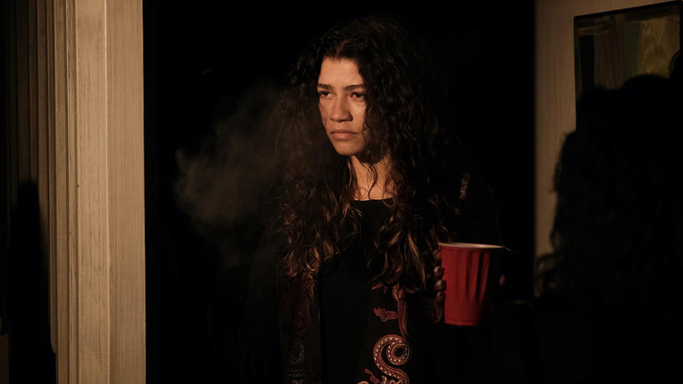 Zendaya in “Euphoria.” - Credit: HBO
