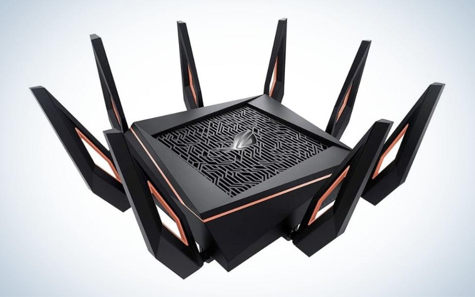 The Asus ROG Rapture WiFi 6 Gaming Router is the best for gaming. 