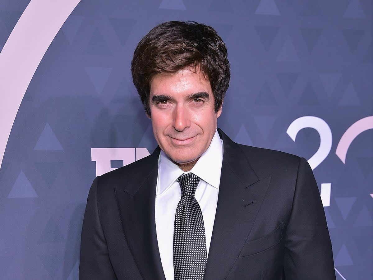 Magician David Copperfield pictured in October 2023  (Getty Images)