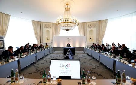 International Olympic Committee (IOC) President Thomas Bach attends the Olympic Summit in Lausanne, Switzerland June 21, 2016. REUTERS/Denis Balibouse