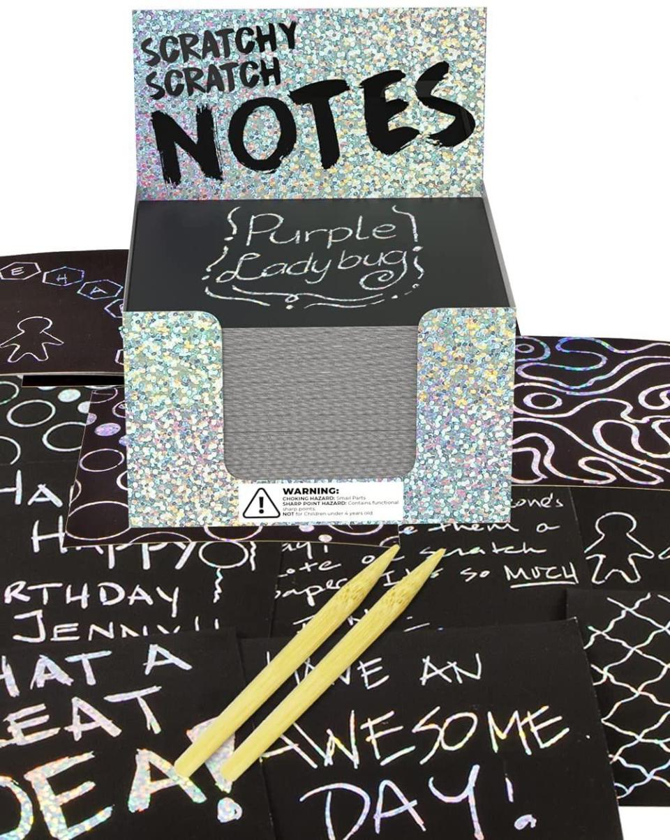 43) Holographic Scratch off Mini Notes