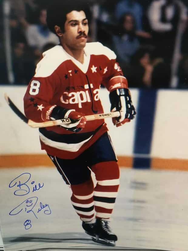 Riley spent 10 years in professional hockey, including time in the minor leagues in the U.S., where he faced racism from opponents and their fans.