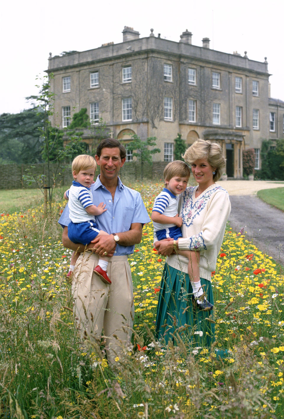 Charles, Diana, William and Harry