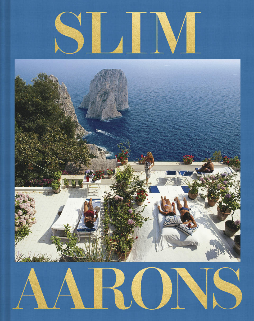 This image released by Abrams shows “Slim Aarons: The Essential Collection,” photographs by Slim Aarons, text by Shawn Waldron. (Abrams via AP)