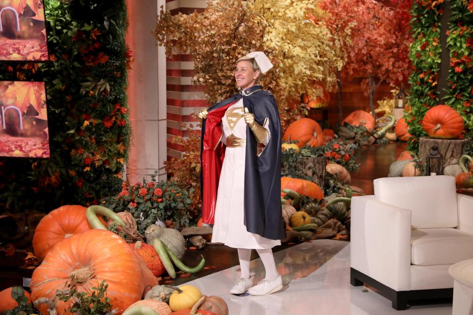 Ellen DeGeneres dressed up as her favorite superhero: a nurse!