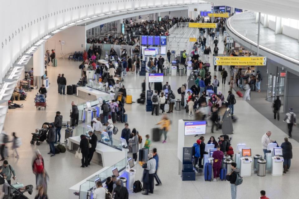 JFK, meanwhile, ranked sixth for its low connectivity score stemming from the 17-minute journey between security and the farthest gate. Getty Images