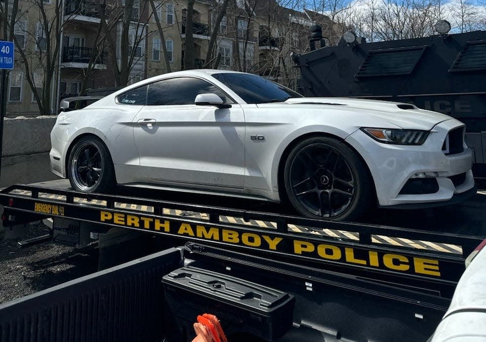 In New Jersey, the Perth Amboy Police Department seized a Ford Mustang following a street takeover on March 17, 2024, at the intersection of Smith Street and Convery Boulevard.
