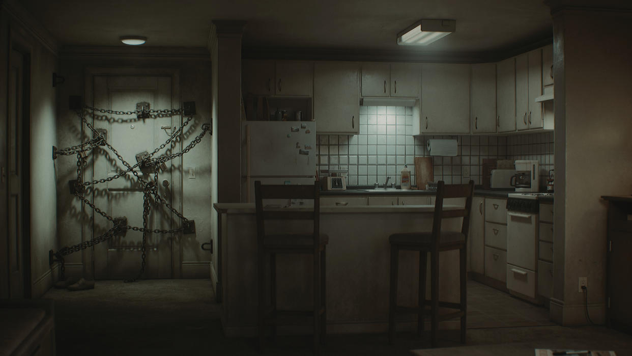  3D render of the apartment from Silent Hill 4: The Room, made in Unreal Engine 5. 