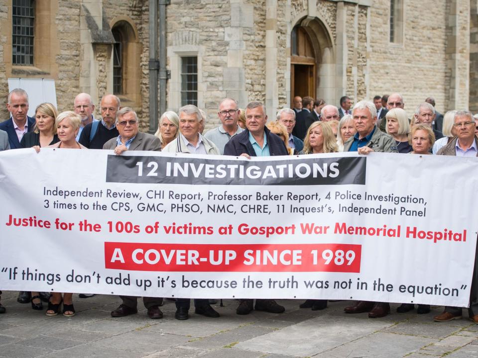 The inquiry says hospitals and police closed ranks and failed to investigate deaths: PA