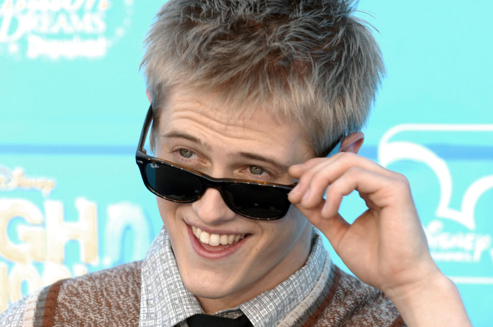 Lucas Grabeel, who played Ryan Evans, at the premiere of Disney's "High School Musical 2" in 2007.  (Photo: ASSOCIATED PRESS)