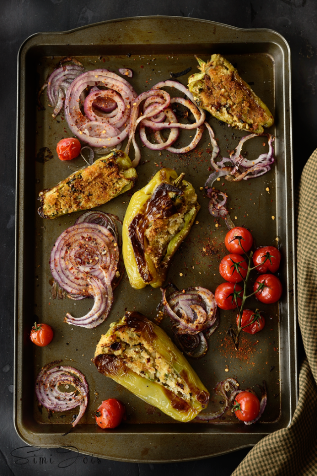 Stuffed Cubanelle Peppers