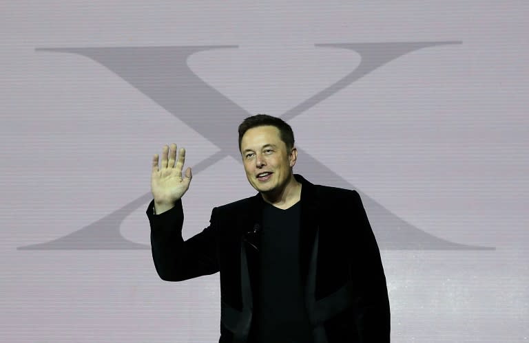 Tesla CEO Elon Musk speaks during an event to launch the new Tesla Model X Crossover SUV on September 29, 2015 in Fremont, California