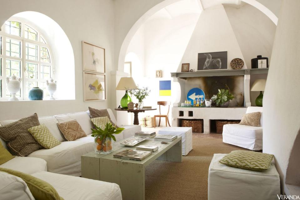 A Rustic Family Room in Tuscany