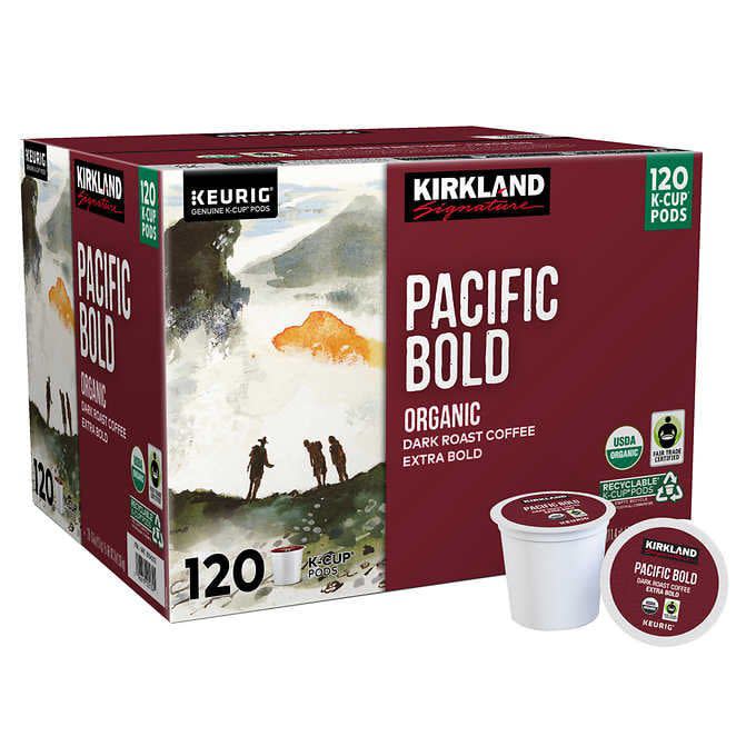 Kirkland Signature Coffee Organic Pacific Bold K-Cup Pod