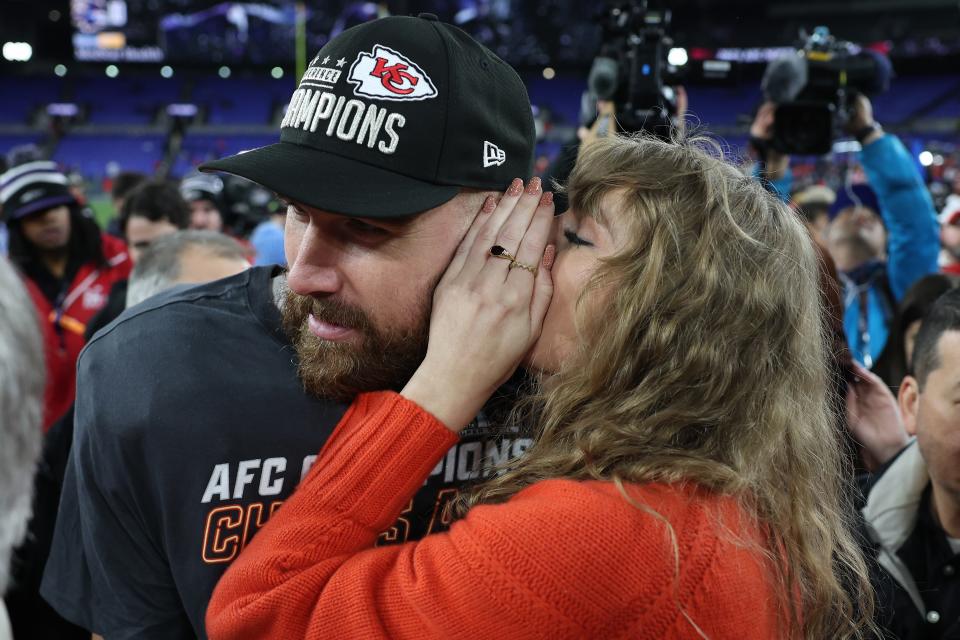 <h1 class="title">AFC Championship - Kansas City Chiefs v Baltimore Ravens</h1><cite class="credit">Patrick Smith/Getty Images</cite>