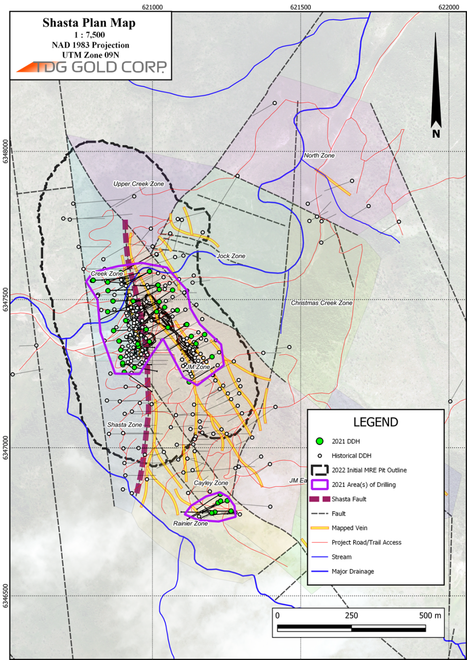 TDG Gold Corp., Tuesday, May 17, 2022, Press release picture