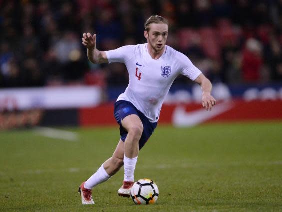 Tom Davies is keen to make up for lost time with the England Under-21s after missing Euro 2019 (Getty)