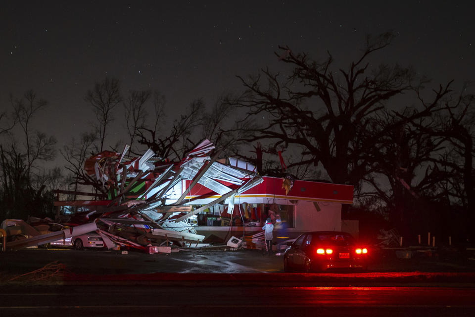 Tornado strikes in the south